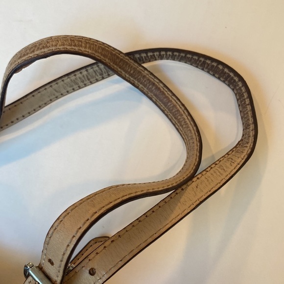 Michael Kors Metallic Patent logo tote bag purse two tone - Picture 9 of 11